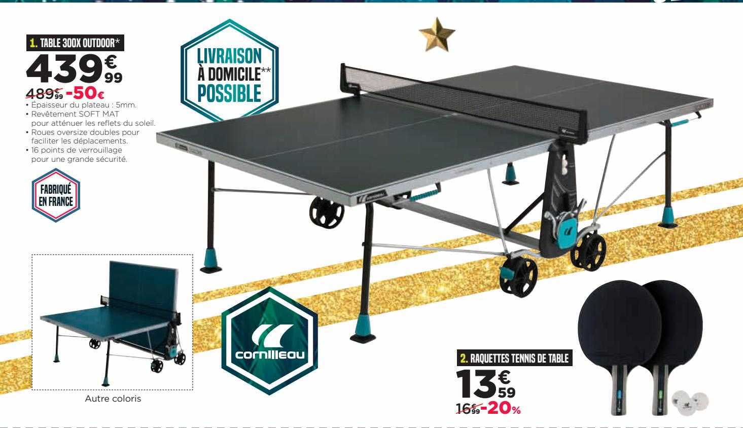 Table 300x Outdoor Raquettes Tennis De Table