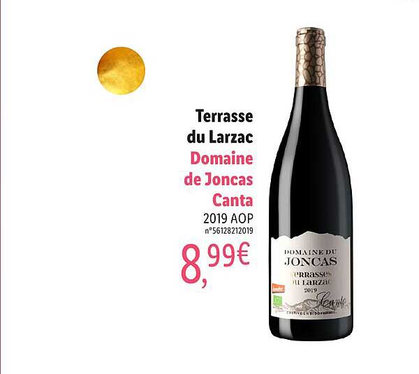 terrasse du larzac domaine de joncas canta
