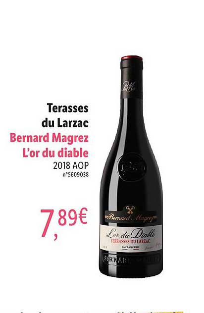 terrasses du larzac bernard magrez l'or du diable 2018 aop