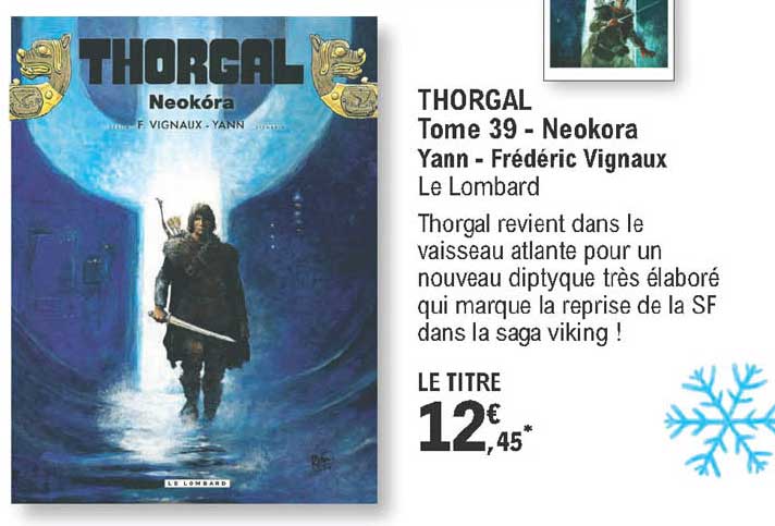 thorgal tome 39 - neokora yann - frédéric vignaux - le lombard