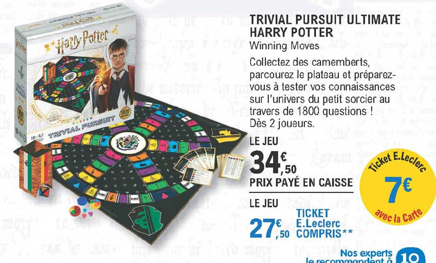 trivial pursuit ultimate harry potter