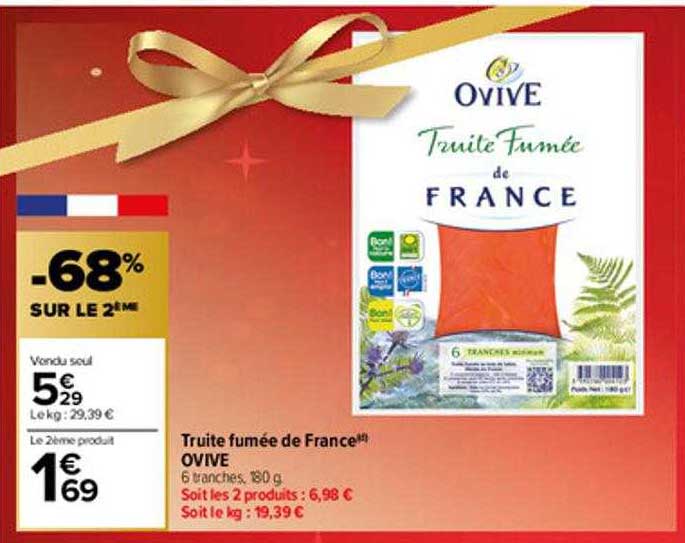 Truite Fumée De France Ovive
