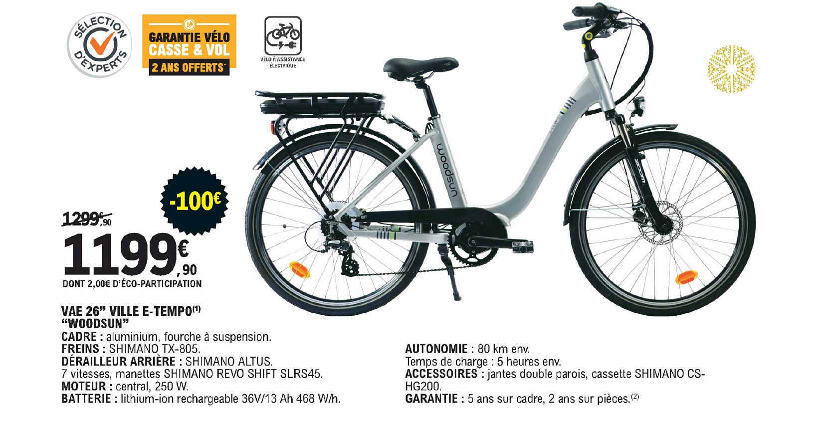 vae 26" ville e-tempo "woodsun"