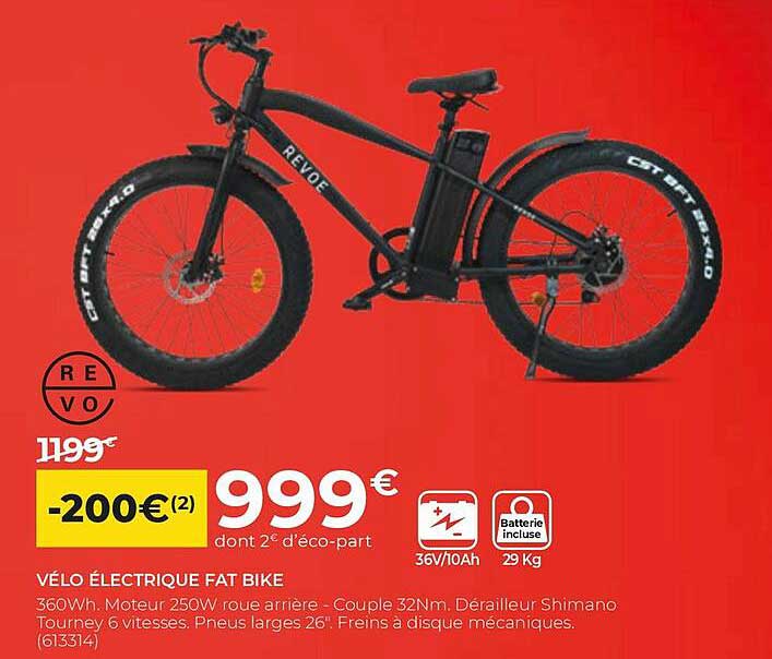 vélo électrique fat bike