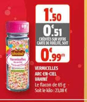 vermicelles arc-en-ciel vahiné