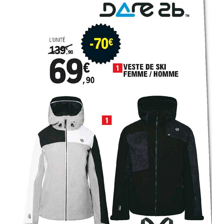 veste de ski femme homme