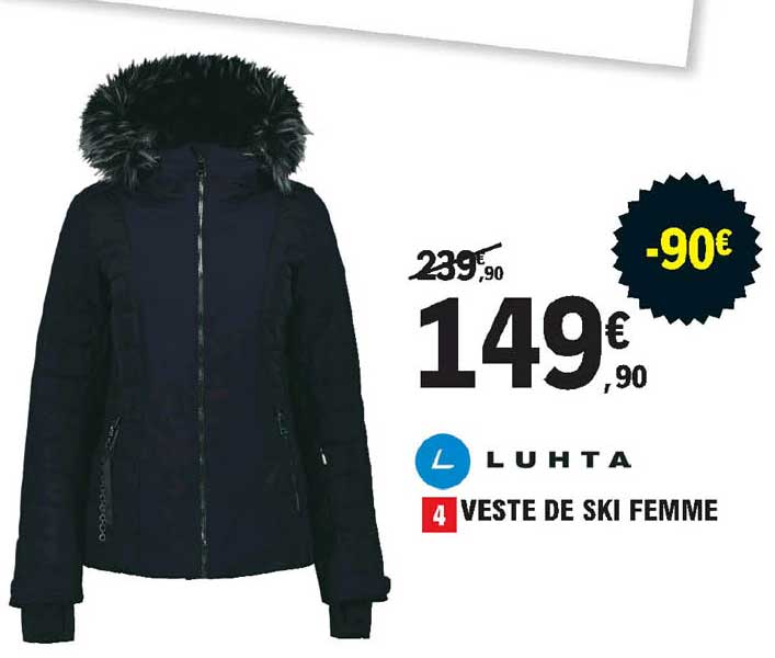 veste de ski femme luhta
