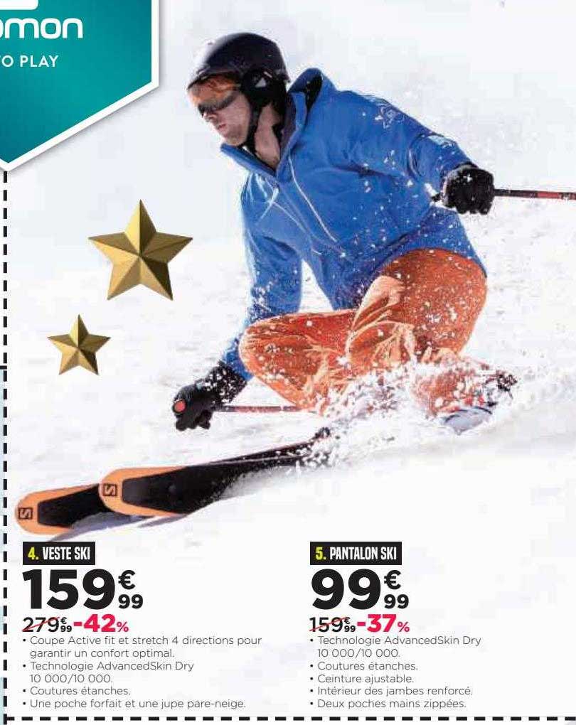 veste ski pantalon ski