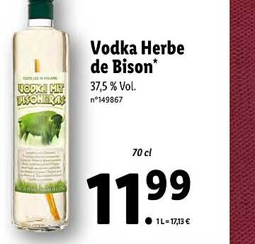 vodka herbe de bison