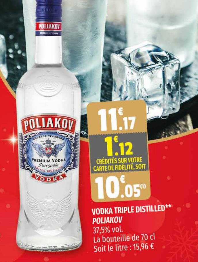Vodka Triple Distilled Poliakov