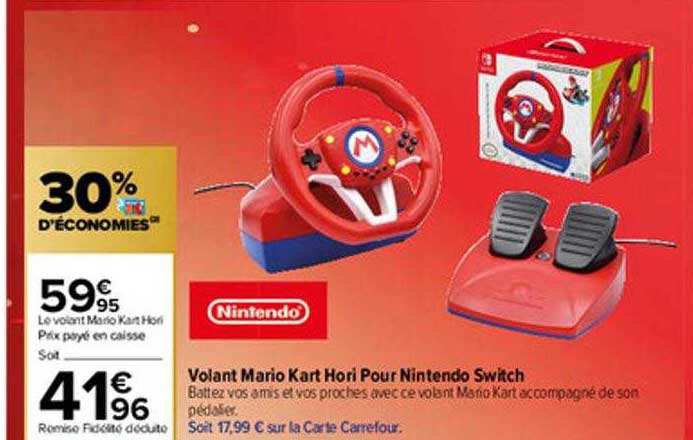 volant mario kart hori pour nintendo switch