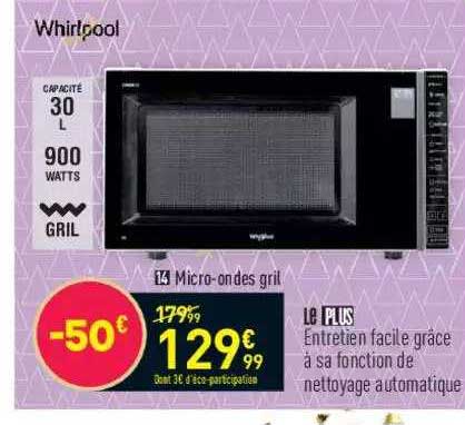 whirlpool micro-ondes gril