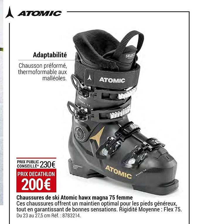 chaussures de ski atomic hawx magna 75 femme