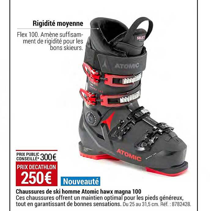 chaussures de ski homme atomic hawx magna 100