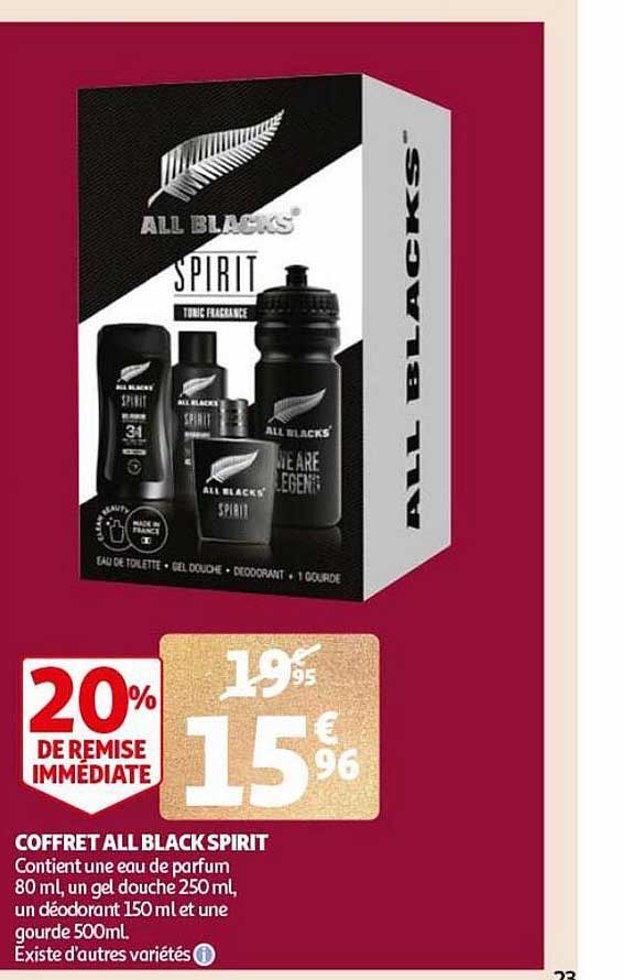 coffret all black spirit
