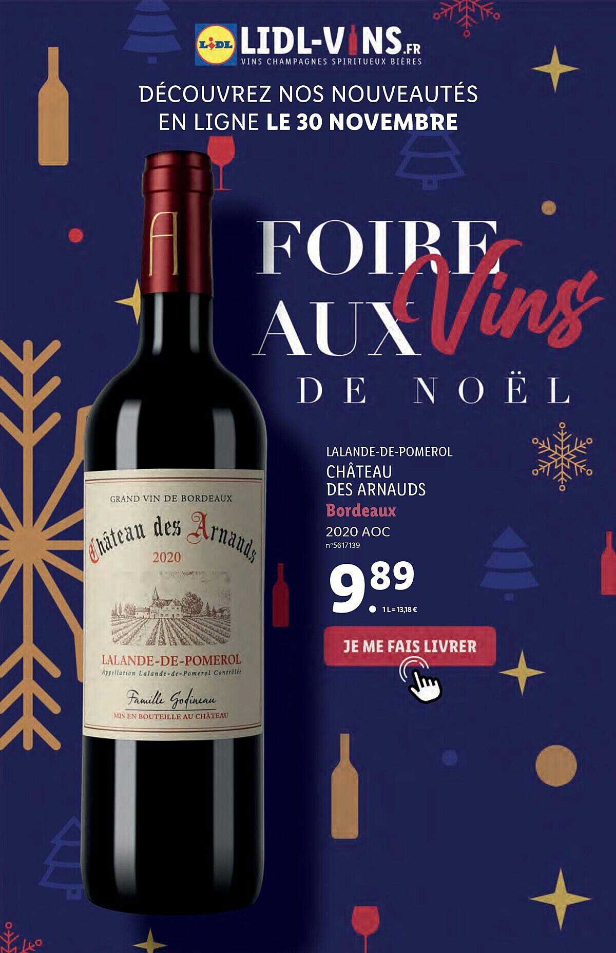 lalande-de-pomerol château des arnauds bordeaux