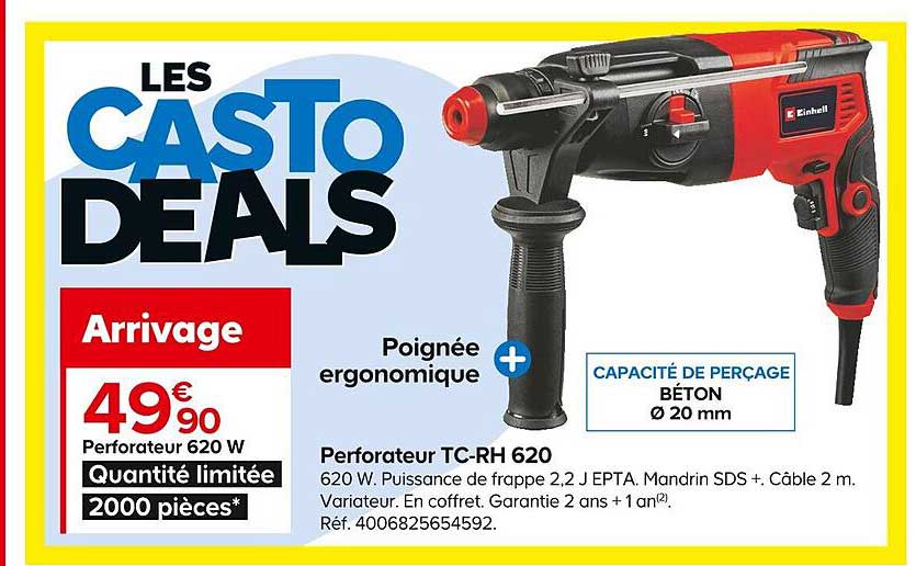 Perforateur 620 W Tc-rh Einhell