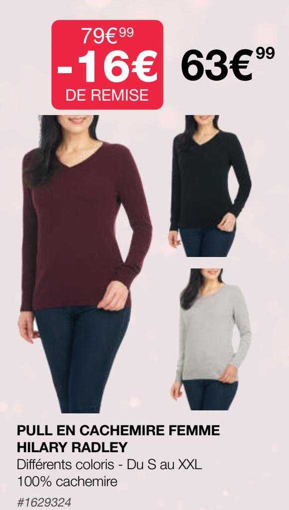 Pull En Cachemire Femme Hilary Radley