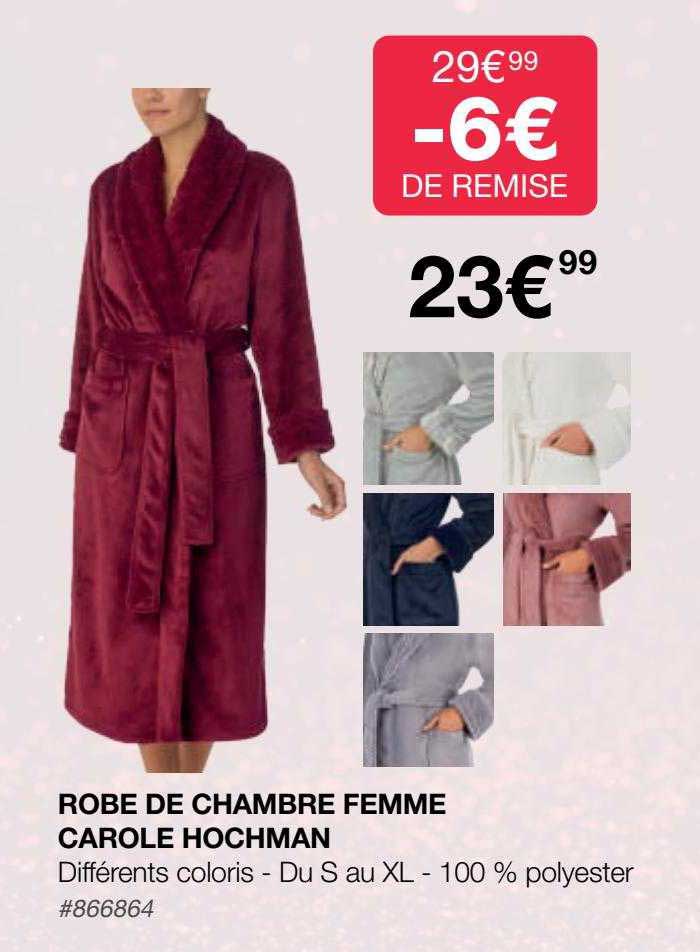 Robe De Chambre Femme Carole Hochman