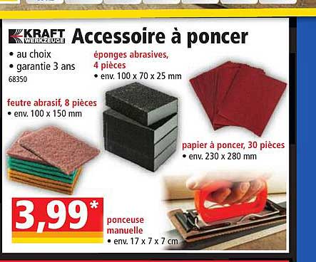 accessoire à poncer kraft werkzeuge