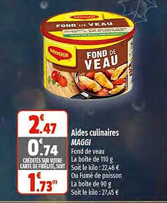 aides culinaires maggi