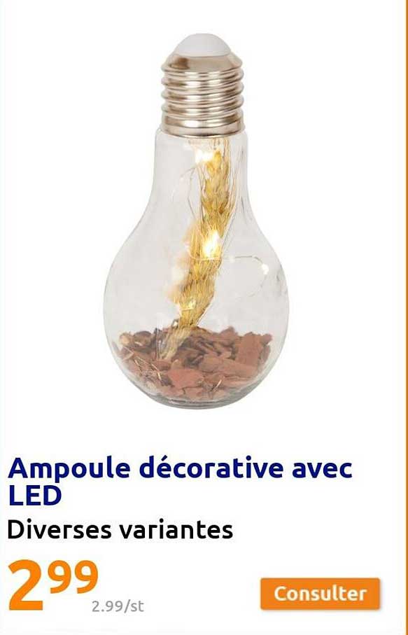Ampoule Décorative Avec Led
