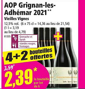 aop grignan-les-adhémar 2021 vieilles vignes