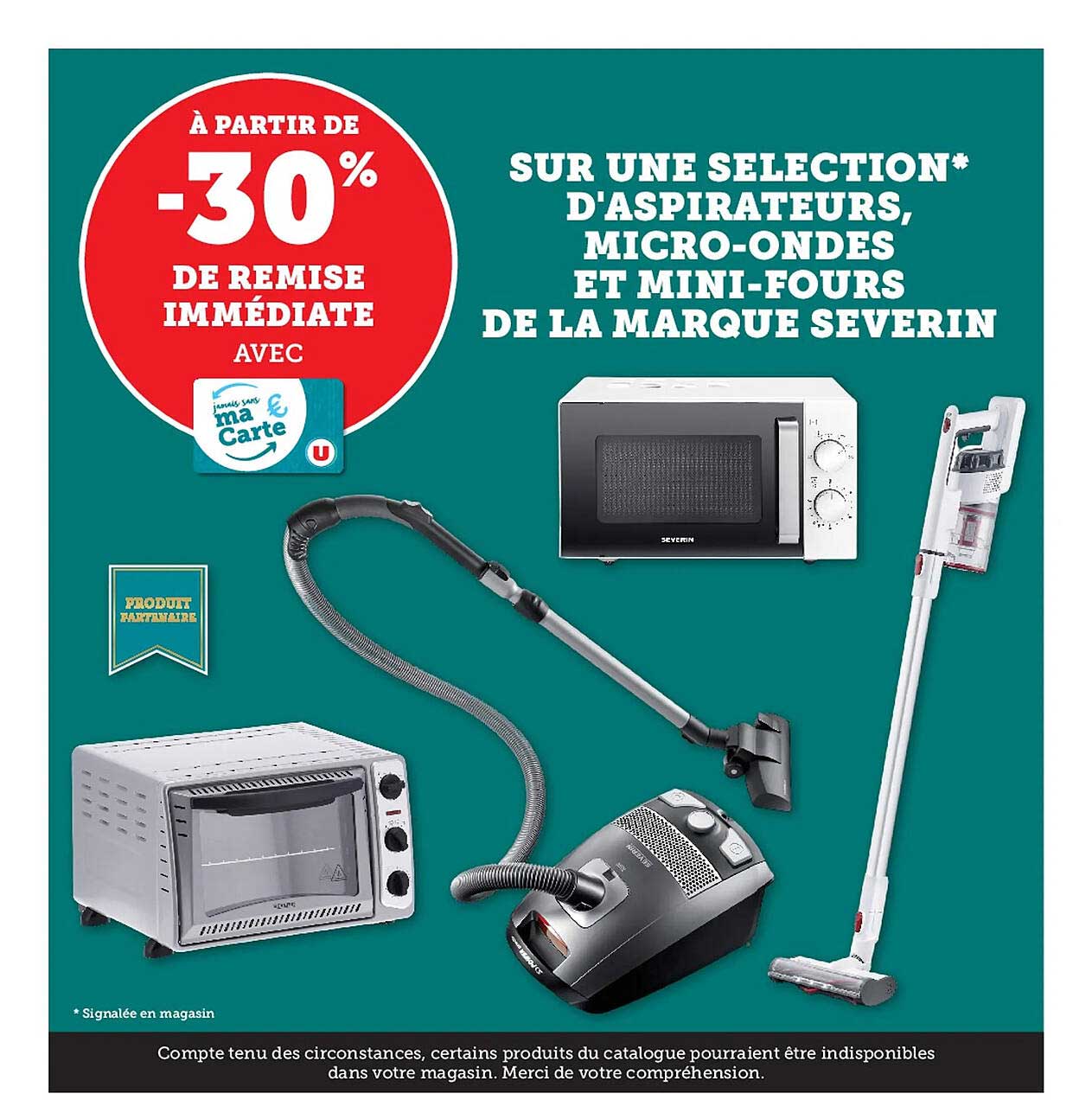 aspirateurs micro-ondes et mini-fours de la marque severin