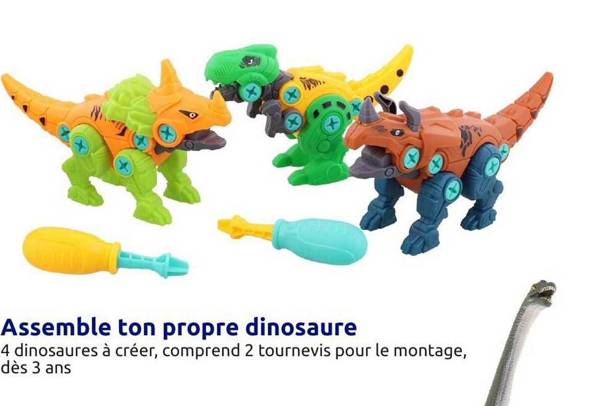 assemblé ton propre dinosaure