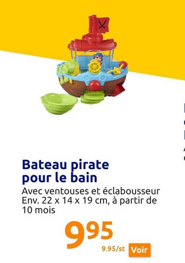 bateau pirate pour le bain