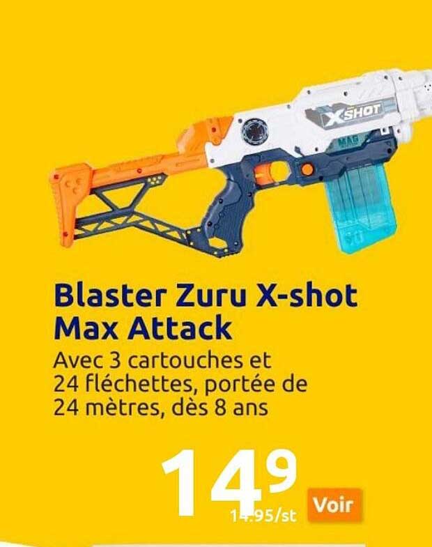 blaster zuru x-shot max attack