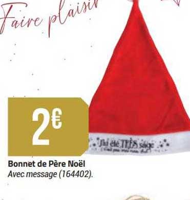 bonnet de père noël
