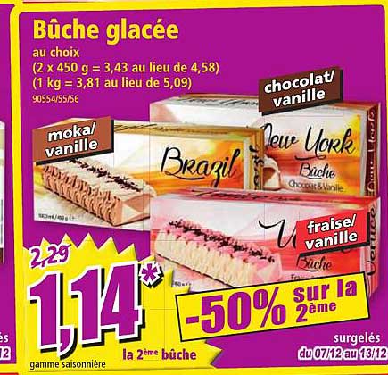 Bûche Glacée