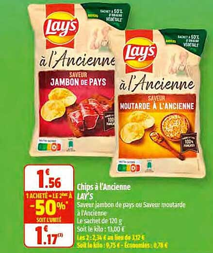 Chips à L'ancienne Lay's