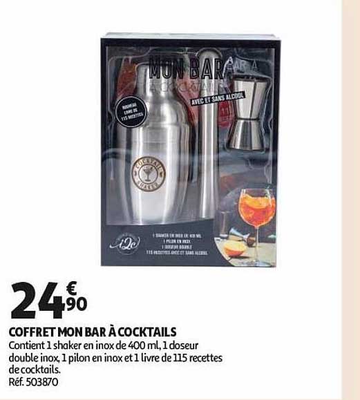 coffret mon bar à cocktails