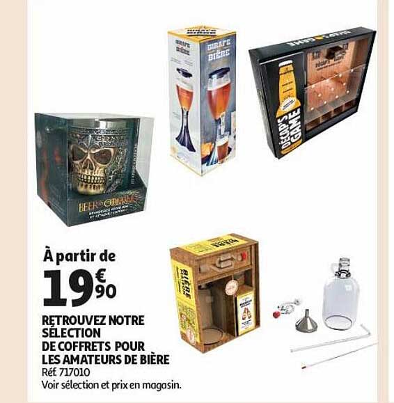 coffrets pour les amateurs de bière