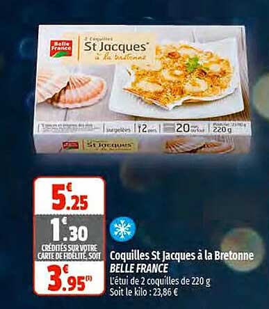 coquilles st jacques à la bretonne belle france