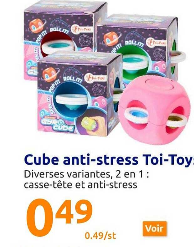 cube anti-stress toi-toys