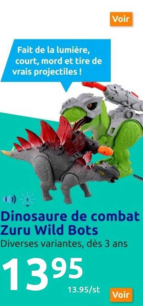 Dinosaure De Combat Zuru Wild Bots