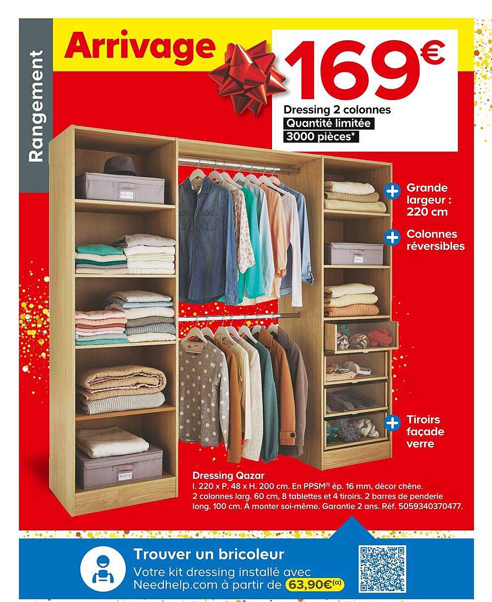 dressing 2 colonnes qazar