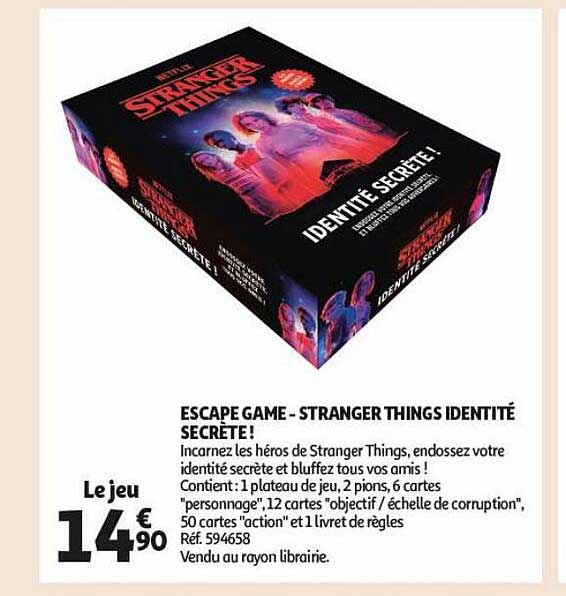 escape game - stranger things identité secrète !