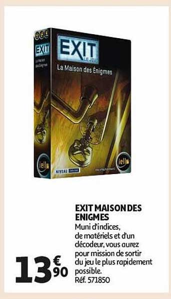 exit maison des énigmes