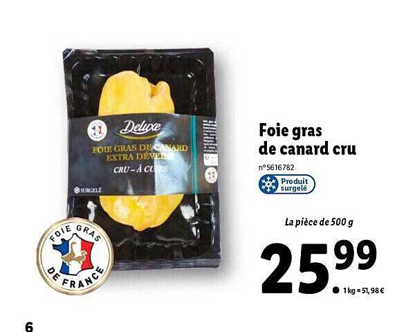 Foie Gras De Canard Cru Deluxe