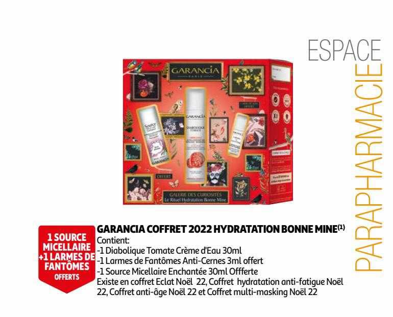 garancia coffret 2022 hydratation bonne mine