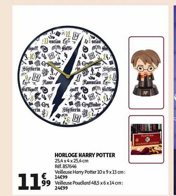 Horloge Harry Potter