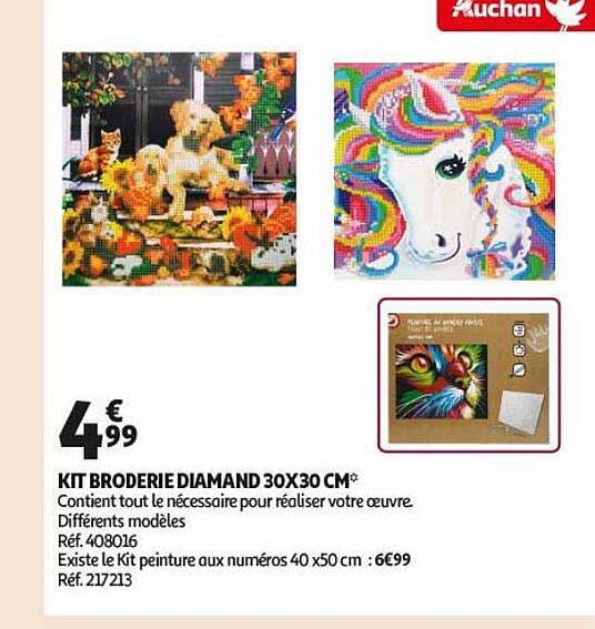 Kit Broderie Diamand 30x30 Cm