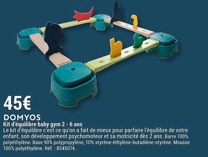 kit d'équilibre baby gym 2 - 6 ans domyos