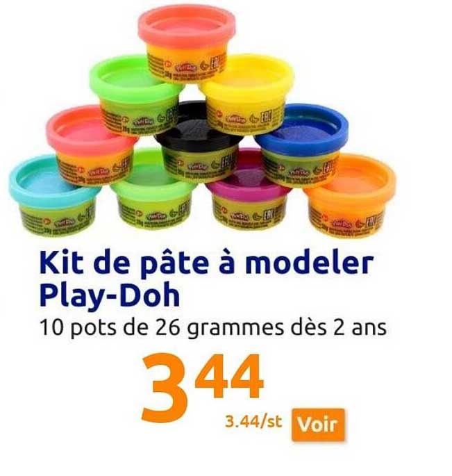 kit de pâte à modeler play-doh