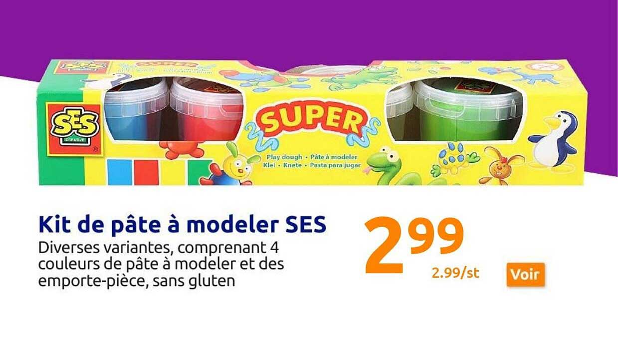 kit de pâte à modeler ses