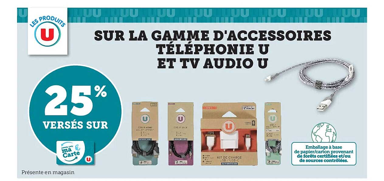 La Gamme D'accessoires Téléphonie U Et Tv Audio U